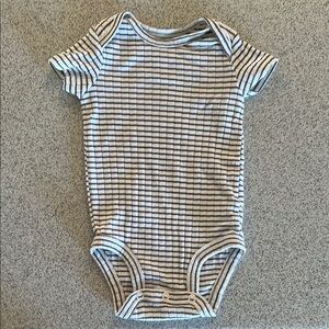 Carters Striped Gray Kids One Piece